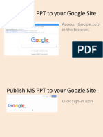 Publish MS PPT To Your Google Site