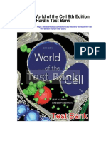 Beckers World of The Cell 9th Edition Hardin Test Bank