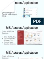 MS Access Application