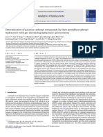 Determination of Gaseous Carbonyl Compounds by Their Pentafluorophenyl