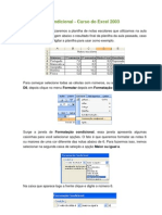 Formatação Condicional Excel 2003