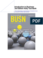 Busn Introduction To Business Canadian 3rd Edition Kelly Test Bank