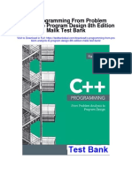 C Programming From Problem Analysis To Program Design 8th Edition Malik Test Bank