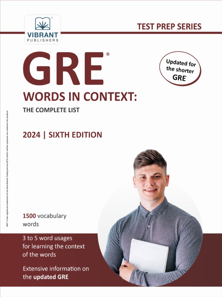 GRE Complete List - 2024 - Sample | PDF | Graduate Record Examinations ...