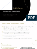 Week 2 Social Marketing Mindset