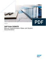 SAP Note 3326479 - Manual Implementation Steps