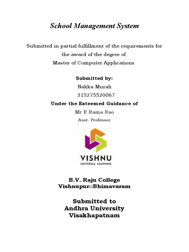 School Management Systems | PDF | Use Case | Php