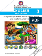 Cover Page Assessment Grade 3