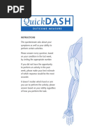OrthoToolKit QuickDASH Report | PDF | Medical Specialties | Diseases ...