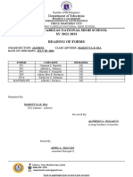 Reading of Forms