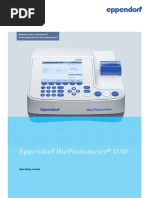 Detection Operating-Manual BioPhotometer-D30