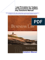 Business Law Principles For Todays Commercial Environment 4th Edition Twomey Solutions Manual