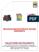 Geotextile Testing Instruments 2020