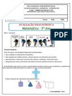 2023 - 5 Ano - AVALIAÇÃO DIAGNÓSTICA