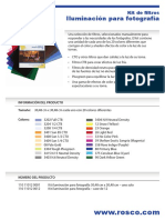 Filter Kit-Photo Lighting Kit-Datasheet-ES