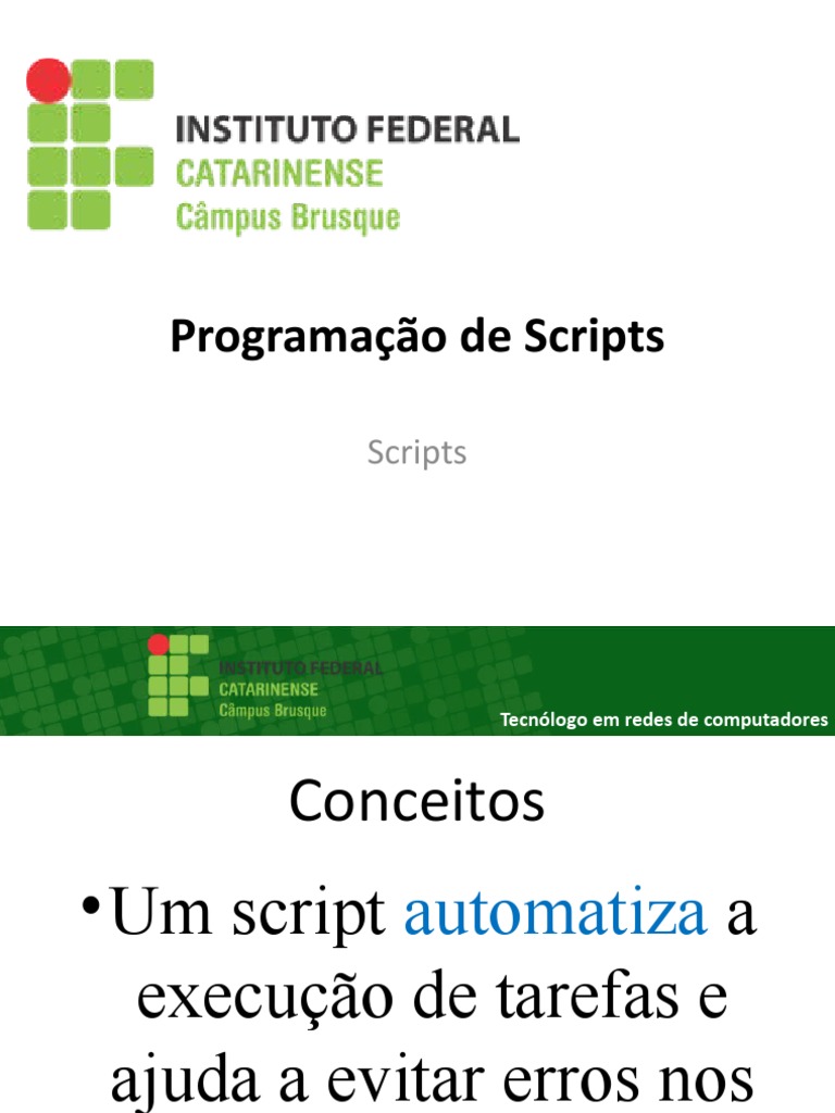 Aual 03 - Conhecendo Scripts Part1 | PDF