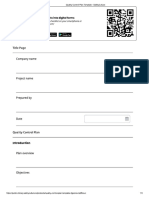 Quality Control Plan Template - SafetyCulture