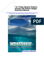 Chemistry For Today General Organic and Biochemistry 9th Edition Seager Solutions Manual