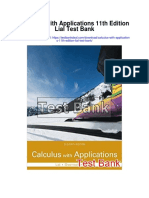 Calculus With Applications 11th Edition Lial Test Bank