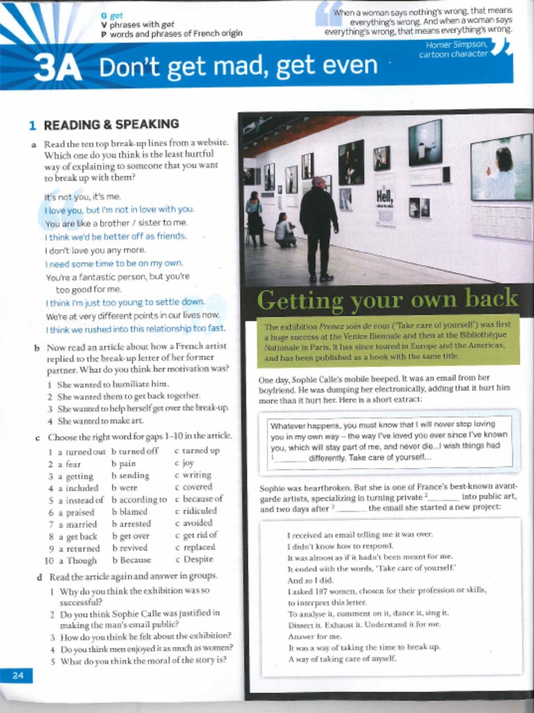 NEF Advanced Unit 3A | PDF