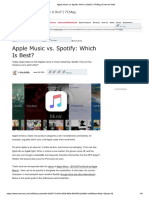 Apple Music vs. Spotify Which Is Best