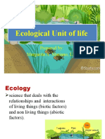 Ecological Unit of Life