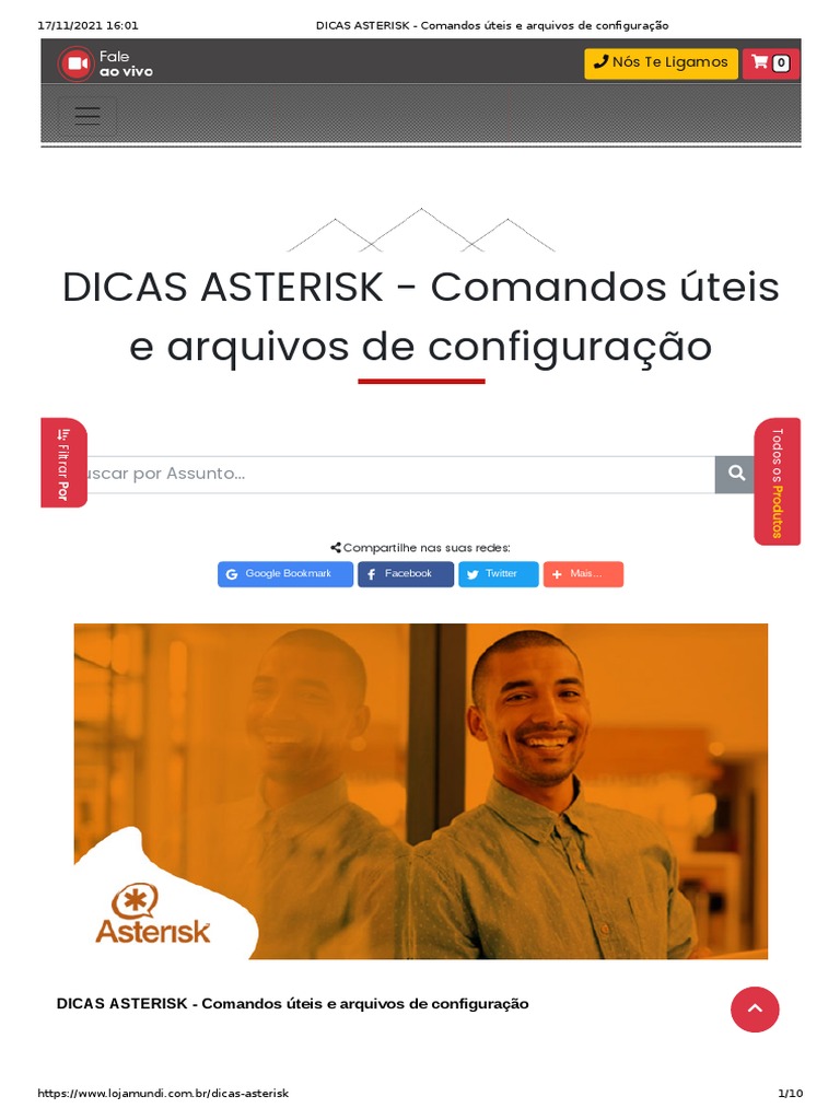 Comandos Úteis para Asterisk | PDF | Telefonia | Endereço de IP