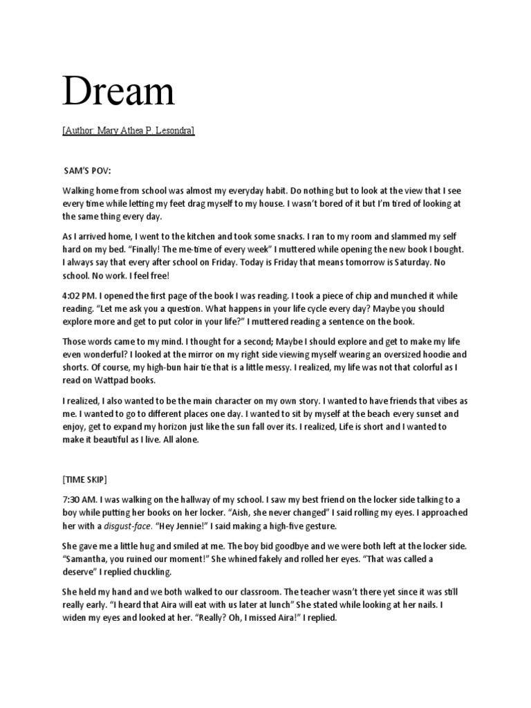 Dream PDF