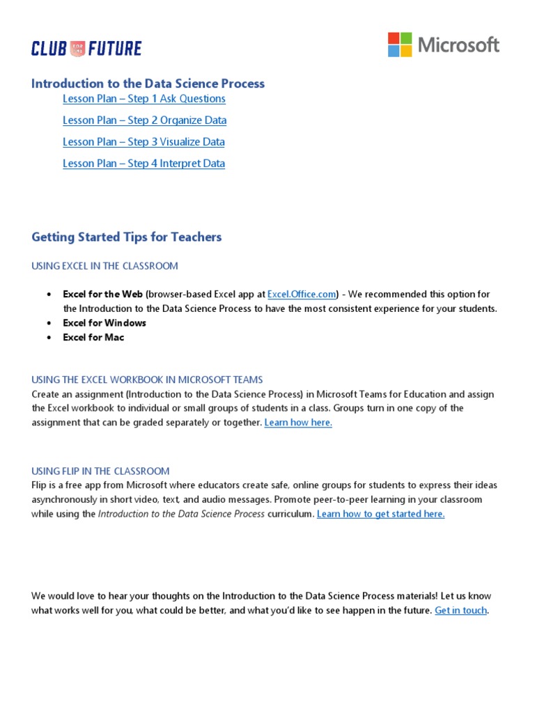 ITDS LessonPlans Steps 14202303 PDF Microsoft Excel Data