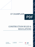 CF Champlain Place - Construction Rules & Regulations - March 2023