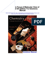 Chemistry in Focus A Molecular View of Our World 5th Edition Tro Solutions Manual