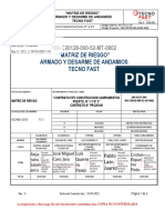 "Matriz de Riesgo" Armado Y Desarme de Andamios Tecno Fast: José Miguel Caro Jara