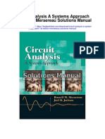 Circuit Analysis A Systems Approach 1st Edition Mersereau Solutions Manual