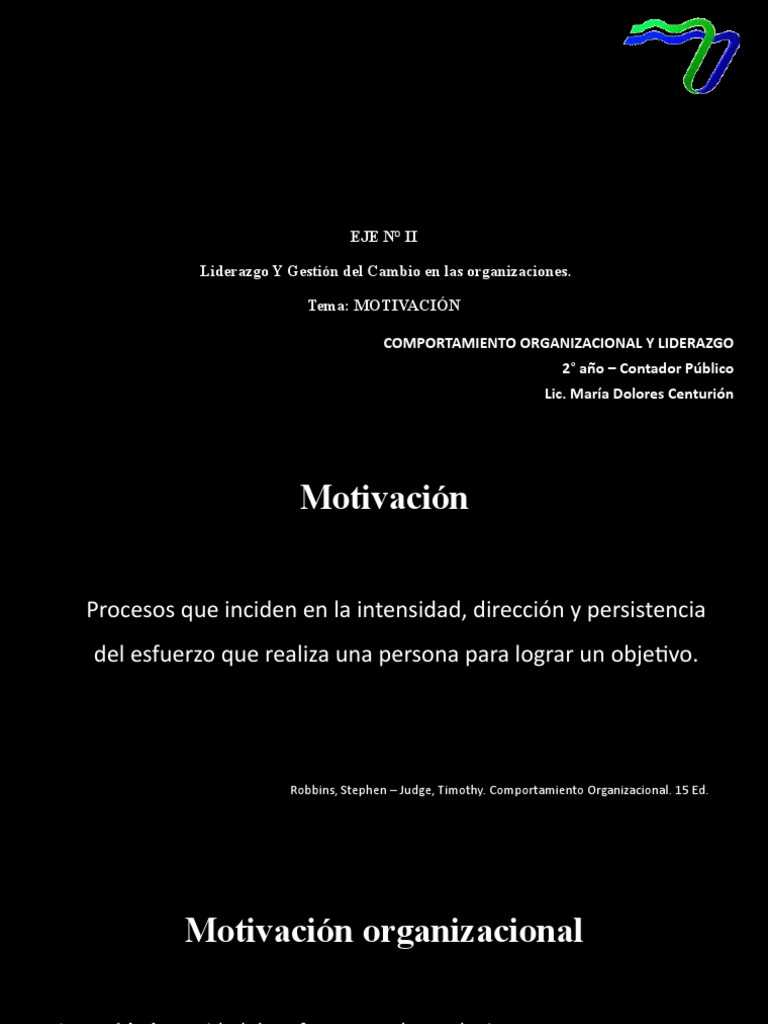 Eje II - Liderazgo para El Cambio en Las Organizaciones | PDF ...