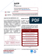 Boletin Informativo Na 031 Mrae Modelo de Gestion y Gobierno de Tecnologias de La Informacion Mggti