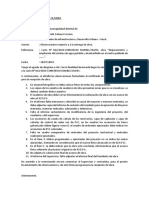 Carta de Observaciones