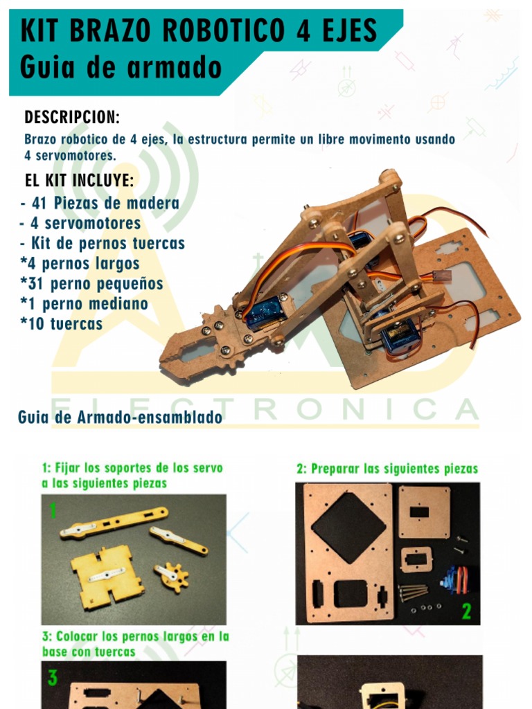 Como Armar Brazo Robotico | PDF