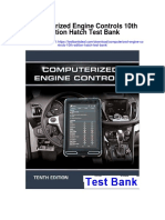 Computerized Engine Controls 10th Edition Hatch Test Bank
