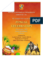 Pongal Celebration 13 TH Jan 2023
