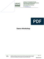 Implementation of Dance Workshop