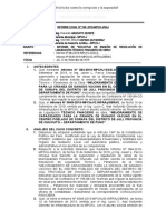 INFORME LEGAL  N° 108 - 2019 LIQUIDACION DE OBRA CRIANZA DE GANADO VACUNO