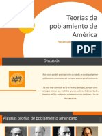 Tema 4 Teorias de Poblamiento de América