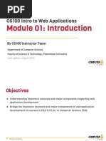 CS100 - Module01 Web Components - 2566 1