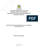 Universidade Federal de Santa Catarina Centro de Comunicação E Expressão Departamento de Língua E Literatura Estrangeiras Secretariado Executivo