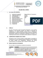 Sílabo Dibujo Asistido Por Computadora Plan 2013 (2023-I)