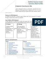 PES Statement Cheat Sheet