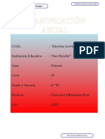 Planificación Anual - 4° B