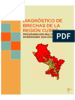 Diagnóstico de Brechas de La Región Cusco