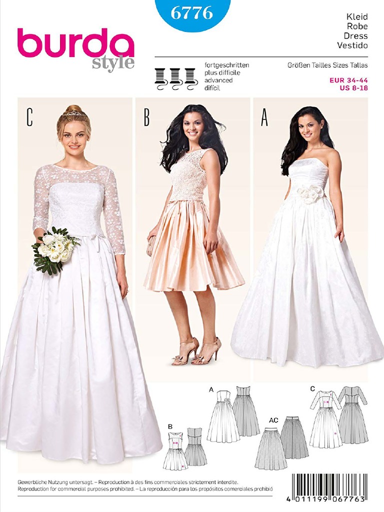 Burda Style No 6776 Vestido | PDF