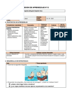 5° Grado - Sesiones Del 10 Al 14 de Julio